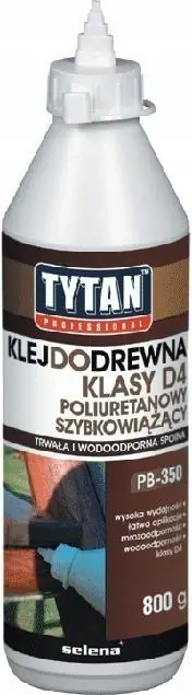 KLEJ DO DREWNA TYTAN PROFESSIONAL D4 800G Popularny